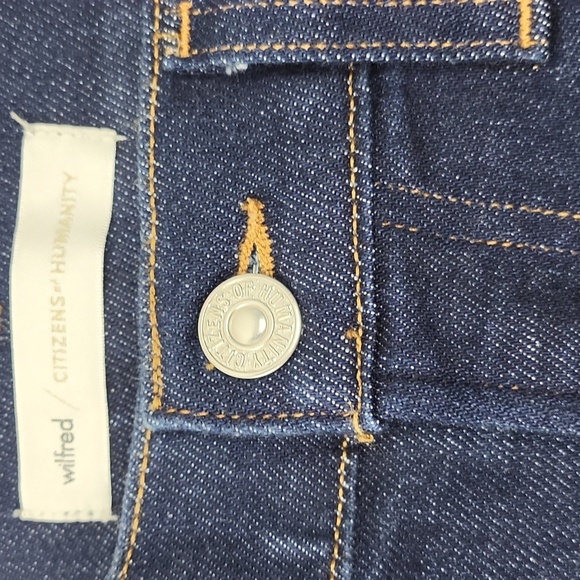 Aritzia Citizens of Humanity x Wilfred Nola Super High Rise Slim Crop Jeans 26 - Picture 2 of 8